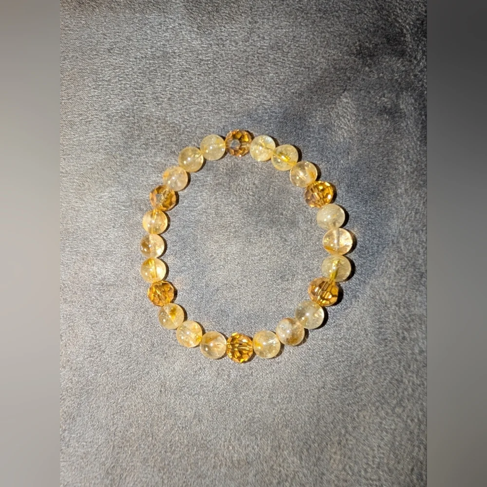 Citrine Beaded Bracelet - Picture 7 of 8